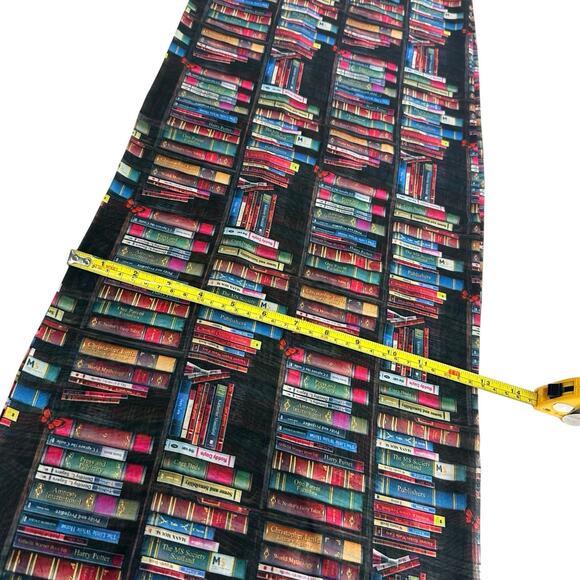 Book Patterned Infinity Scarf Fall Bookworm Reader Gift Fall Cozy - Picture 6 of 7